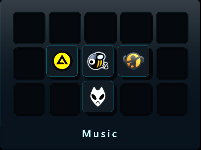 Music Deck example for LUMINOUSonce.